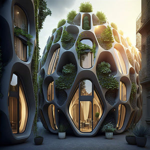 using AI, vincent callebaut reimagines 'haussmannian' paris architecture as green, breathable buildings